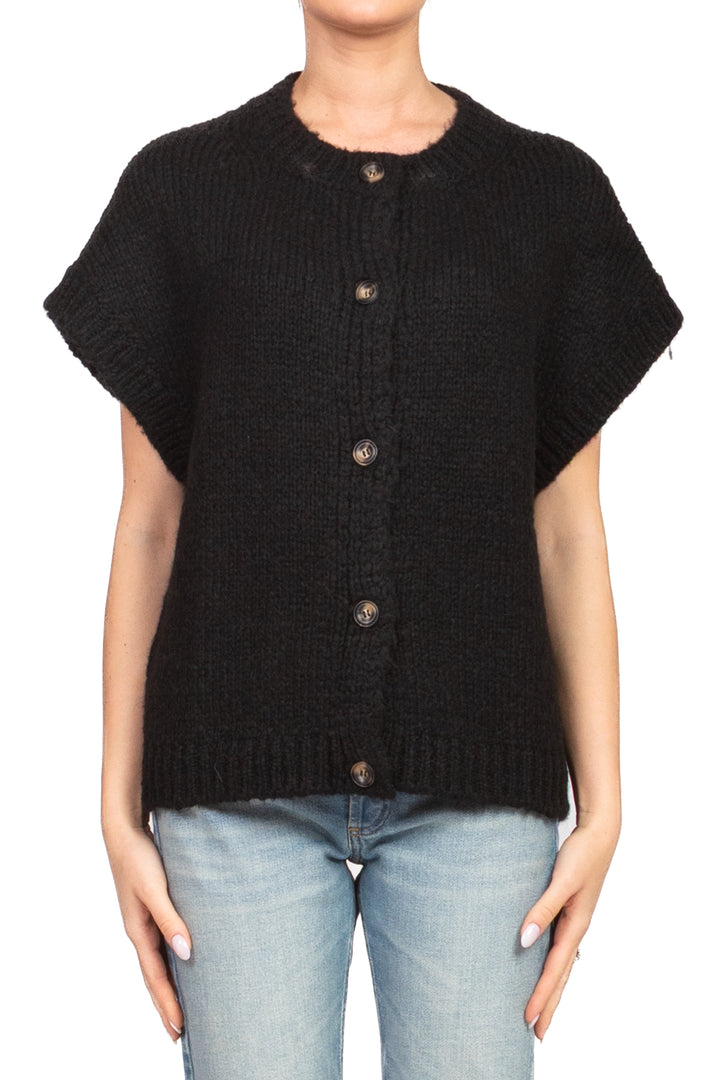 Vicolo - Gilet girocollo con bottoni Art. 33054F