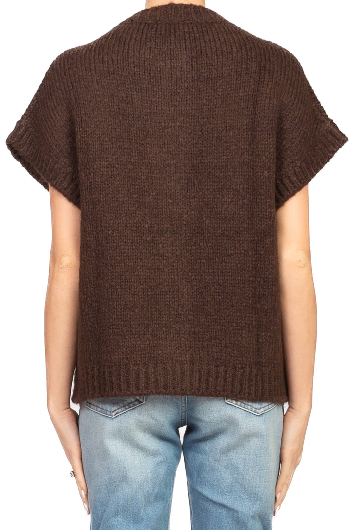 Vicolo - Gilet girocollo con bottoni Art. 33054F