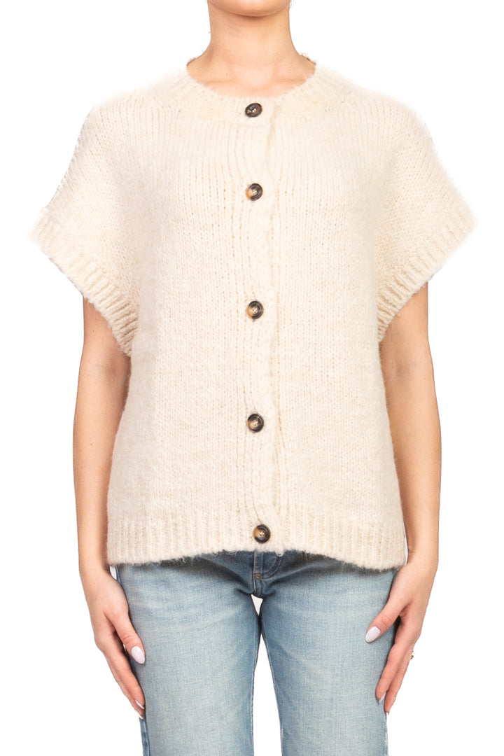 Vicolo - Gilet girocollo con bottoni Art. 33054F