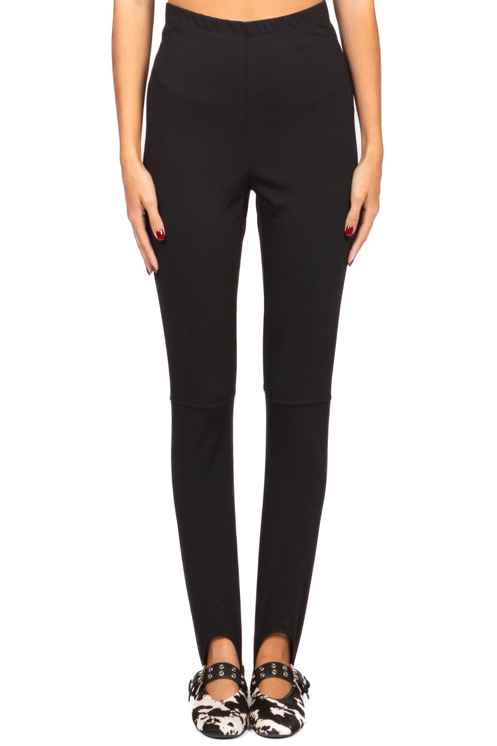 Tensione In - Leggings in punto milano con ghetta Art. 26P1201