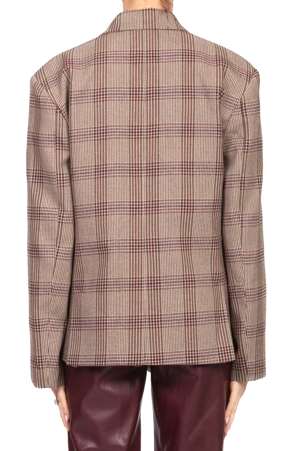 Tensione In - Giacca check doppio petto con guanti Art. 37909