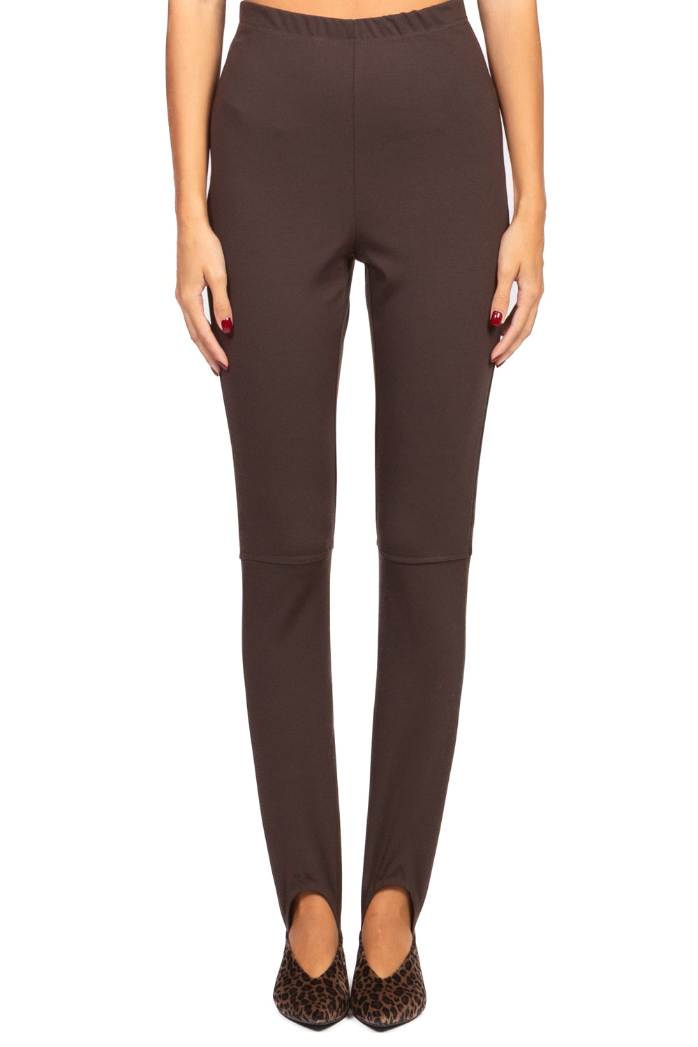 Tensione In - Leggings in punto milano con ghetta Art. 26P1201