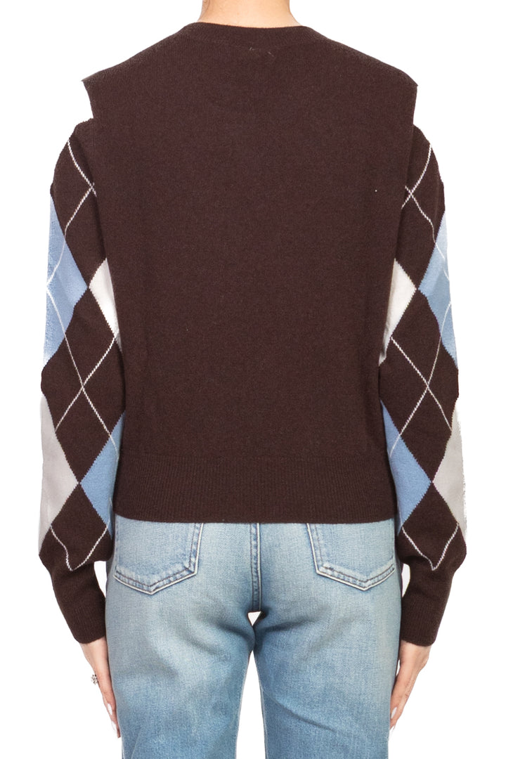 Tensione In - Maglia girocollo con rombi Art. WL1056