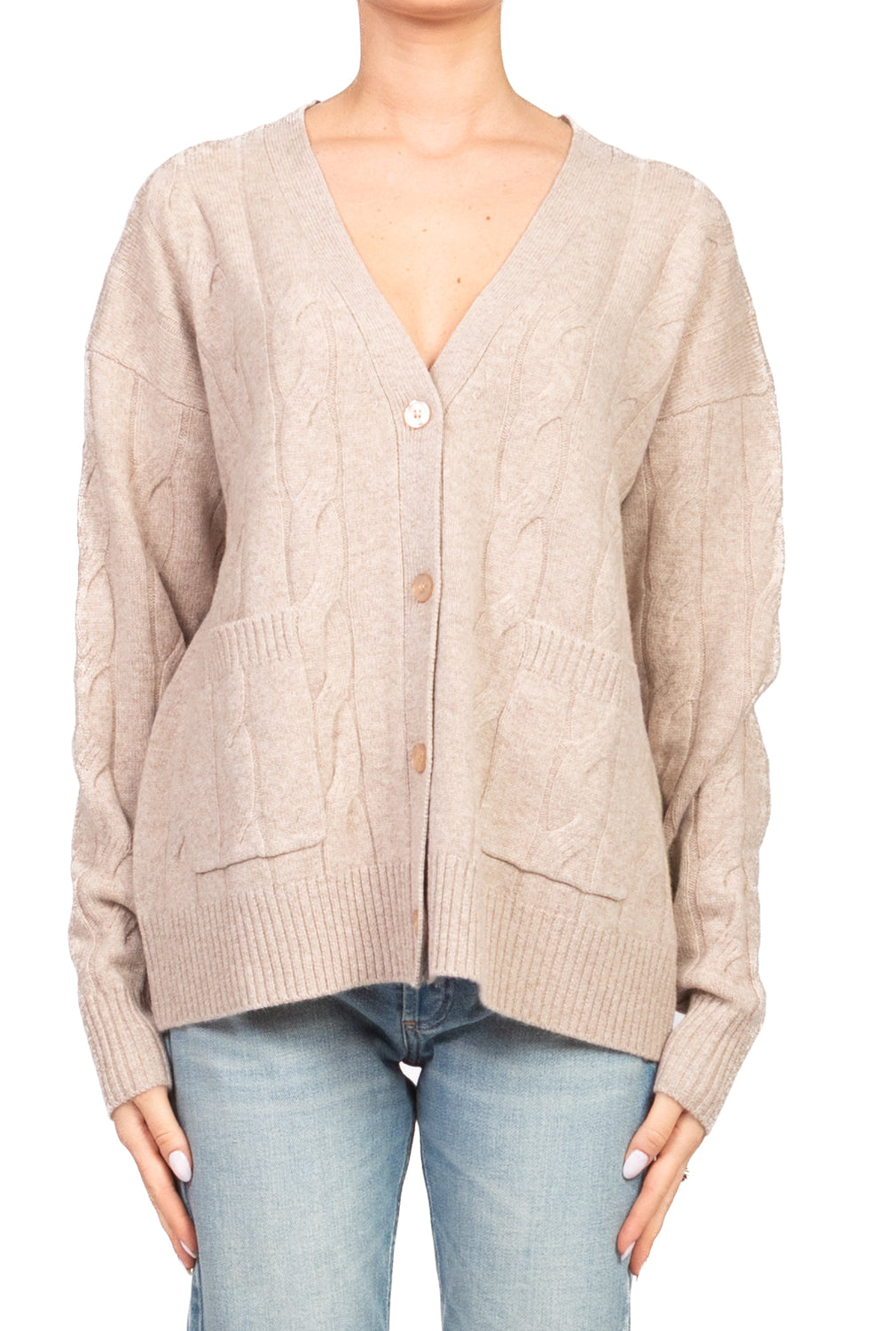 Tensione In - Cardigan con trecce Art. WL767AI25