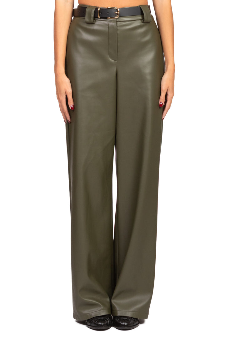 Tensione In - Pantalone ecopelle gamba dritta Art. 26P1054