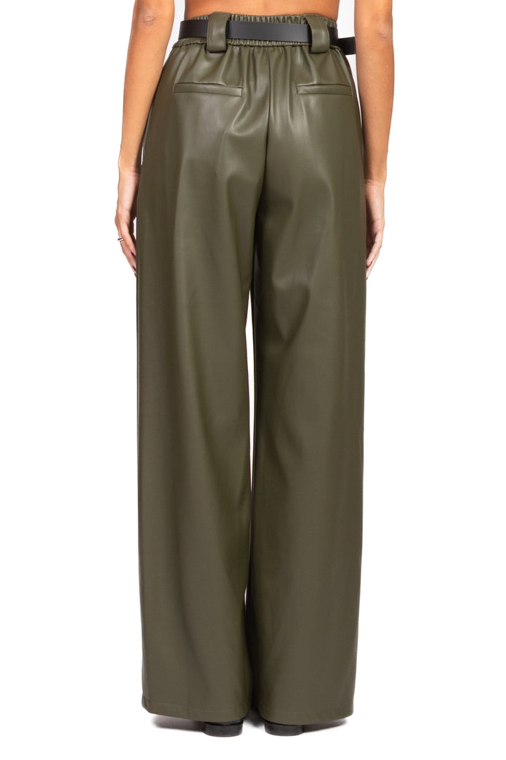 Tensione In - Pantalone ecopelle gamba dritta Art. 26P1054
