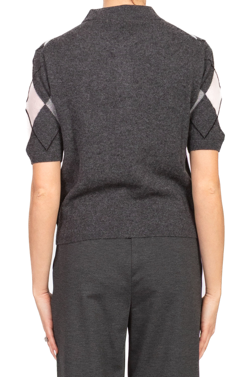 Tensione In - Maglia polo mezza manica con rombi Art. WL1055