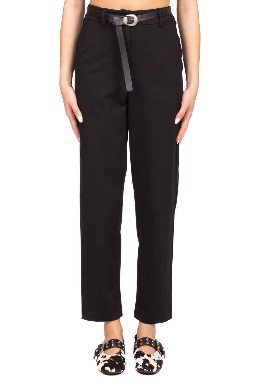 Tensione In - Pantalone carrot in punto milano Art. 26P1202