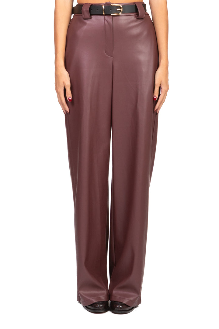 Tensione In - Pantalone ecopelle gamba dritta Art. 26P1054