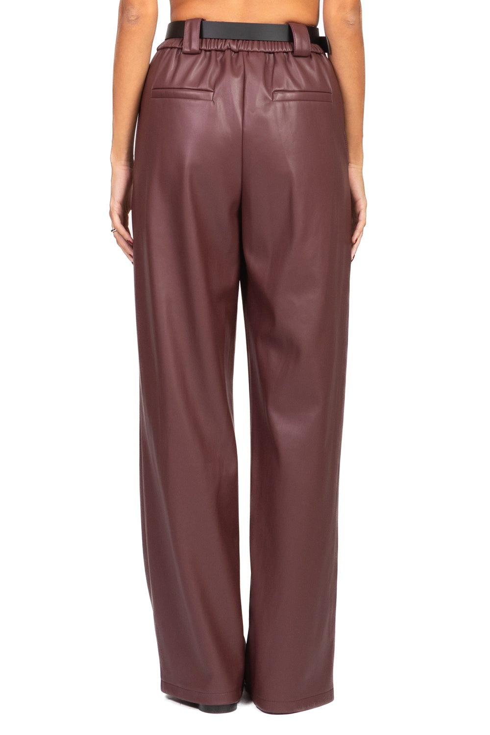 Tensione In - Pantalone ecopelle gamba dritta Art. 26P1054