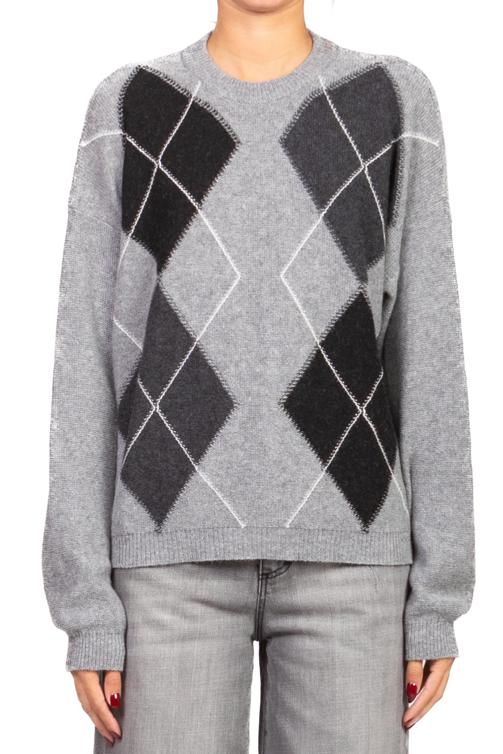 Vicolo - Maglia girocollo rombi Art. 77195F