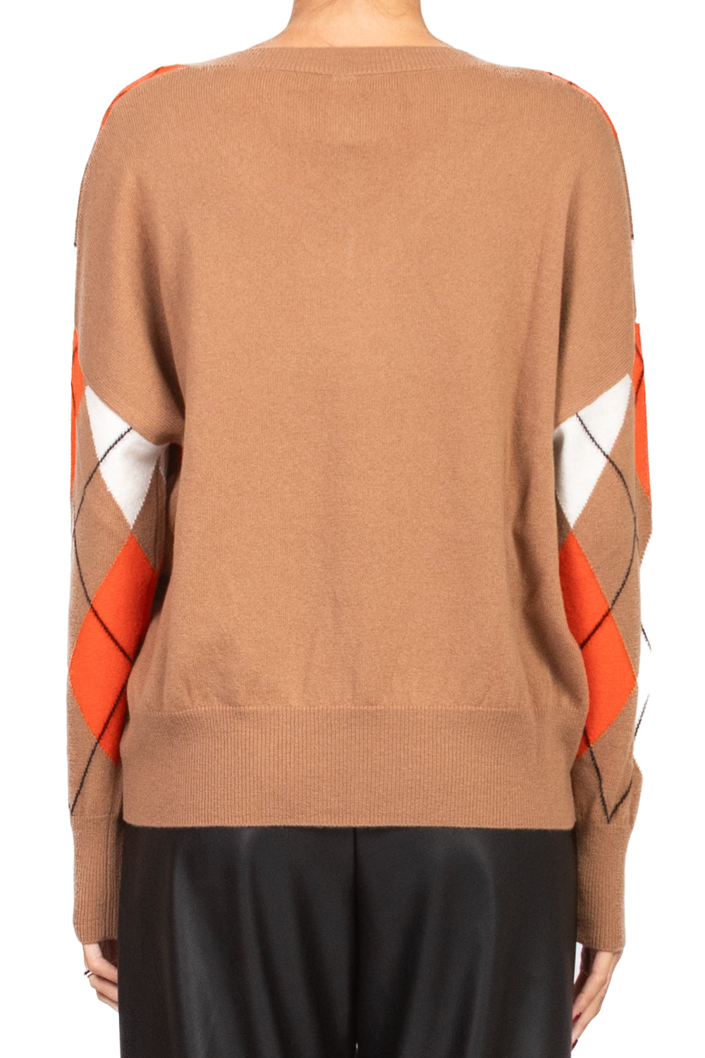 Tensione In - Maglia scollo V con rombi Art. WL1057