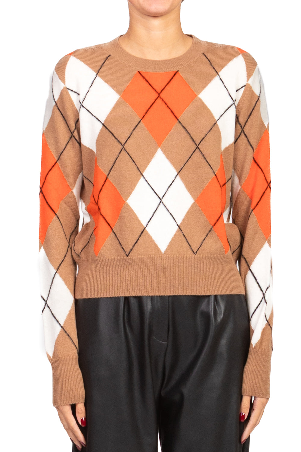 Tensione In - Maglia girocollo con rombi Art. WL1056