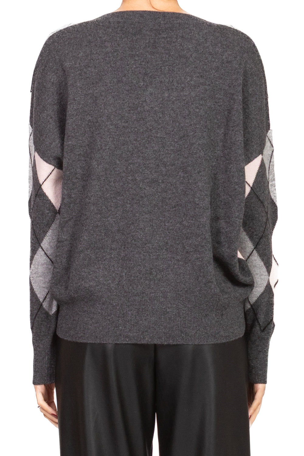 Tensione In - Maglia scollo V con rombi Art. WL1057