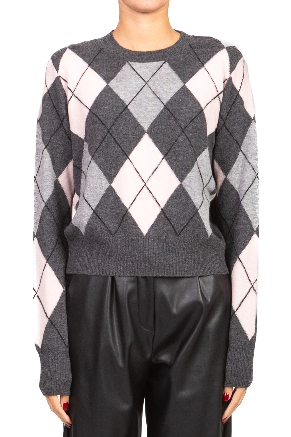Tensione In - Maglia girocollo con rombi Art. WL1056