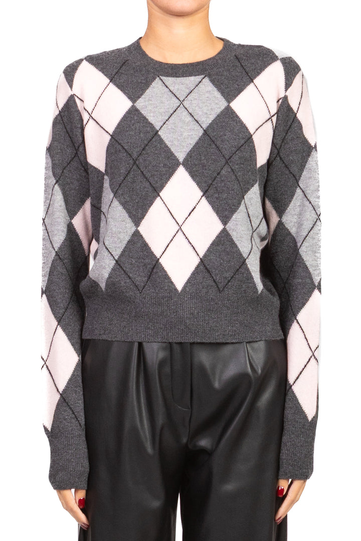 Tensione In - Maglia girocollo con rombi Art. WL1056