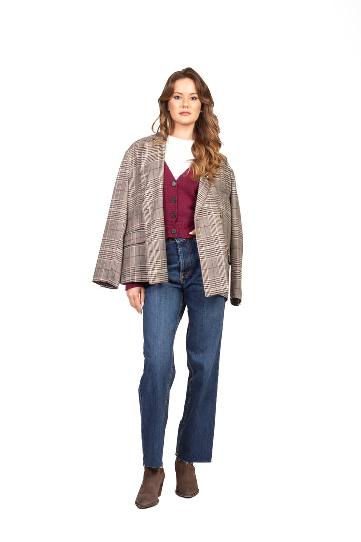 Vicolo - Cardigan crop scollo a v Art. 77282F