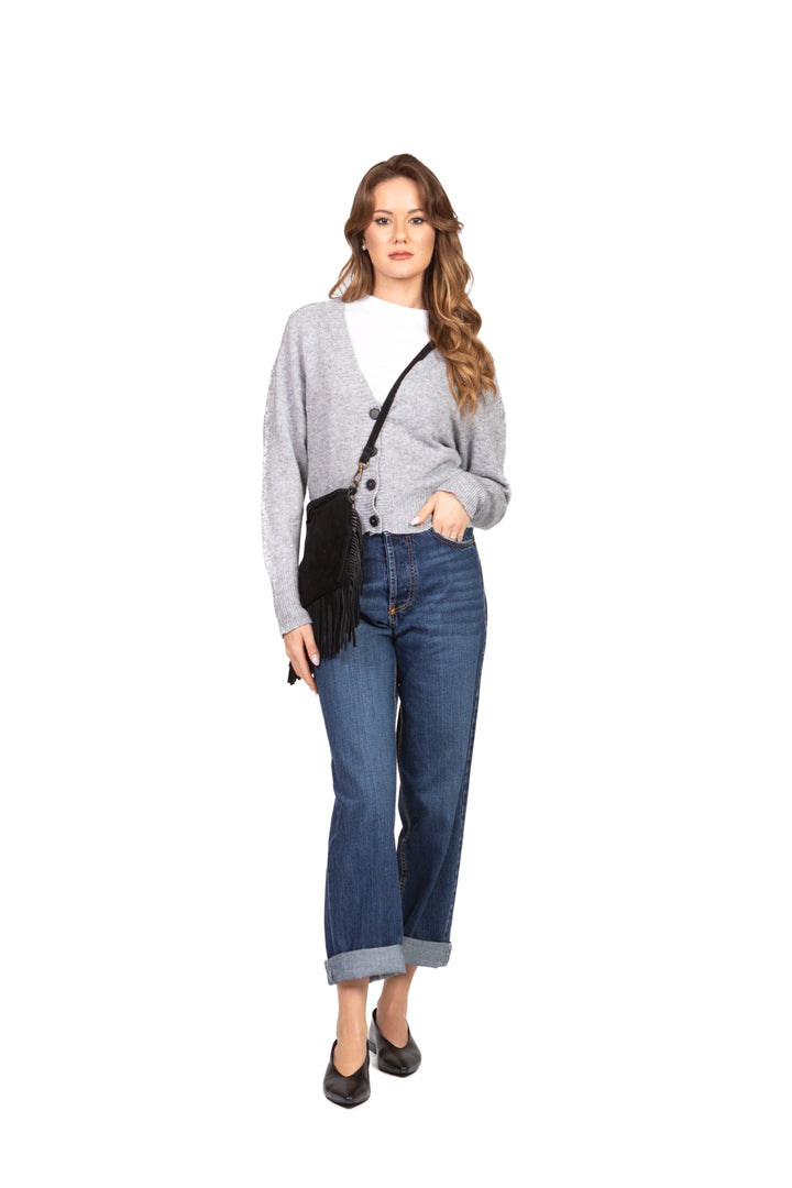 Vicolo - Cardigan crop scollo a v Art. 77282F