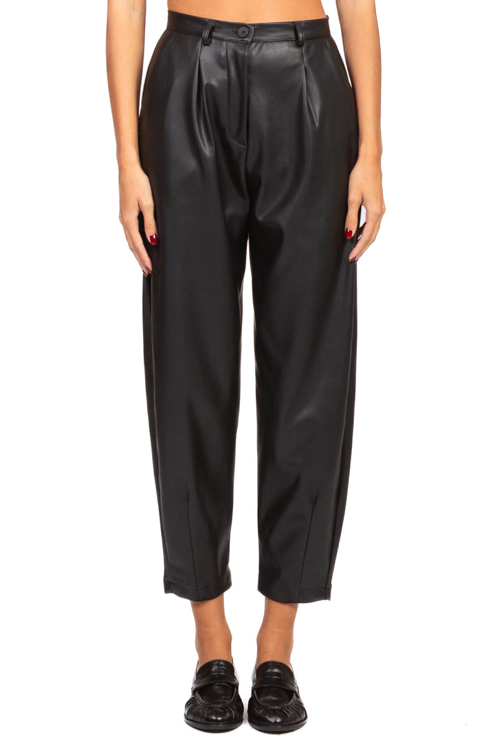 Dixie - Pantalone carrot ecopelle Art. P845Y162