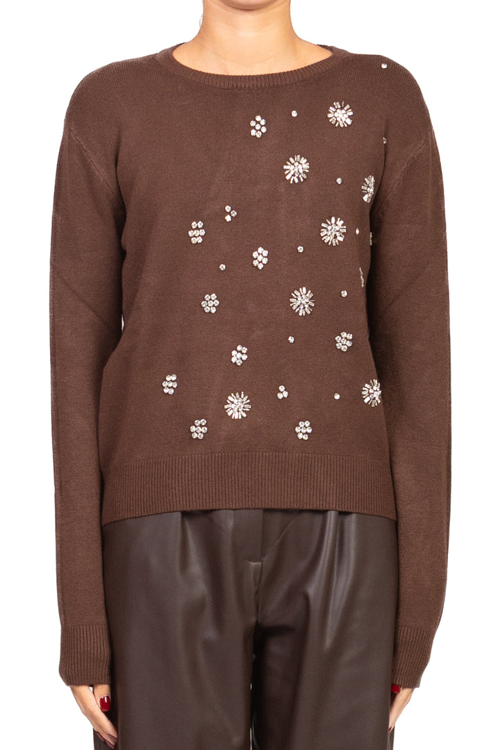 Have One - Maglia girocollo con applicazioni Art. MNC-P052