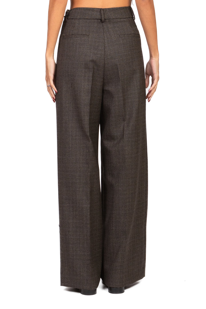 Vicolo - Pantalone palazzo pied de poule Art. TF1181