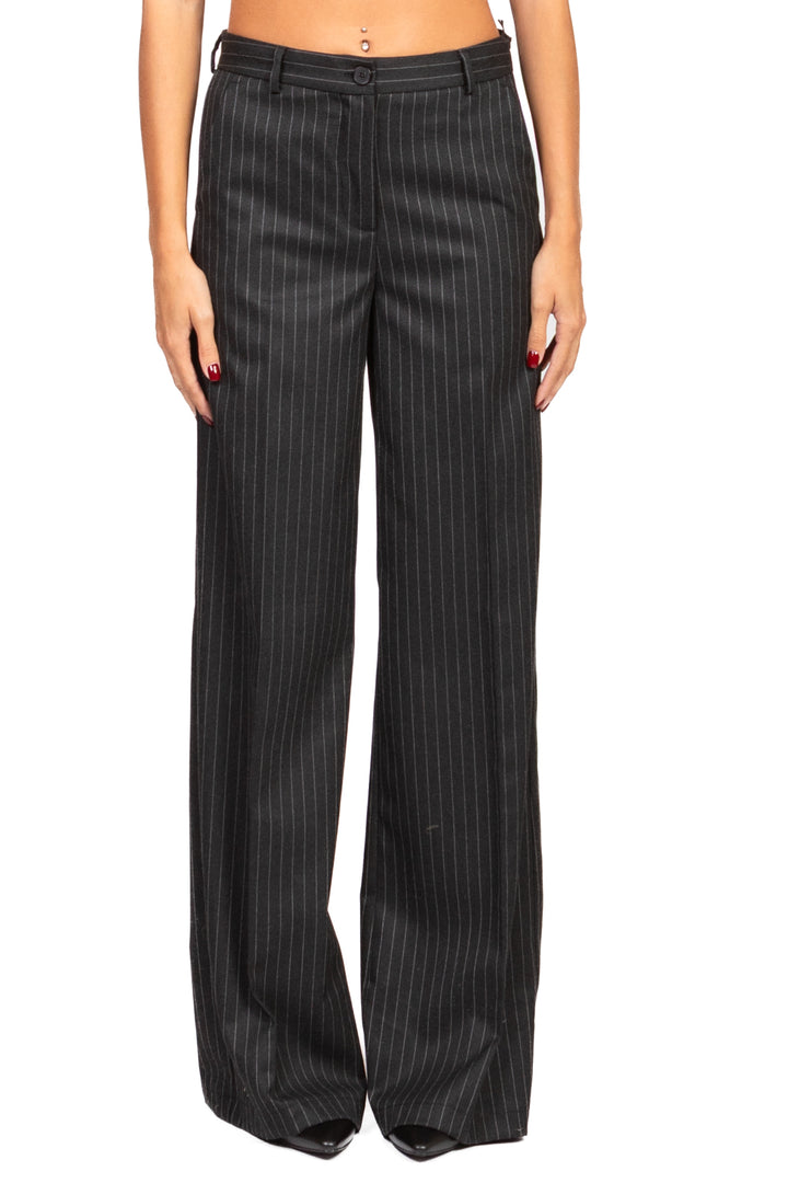 Vicolo - Pantalone palazzo gessato Art. TF1708