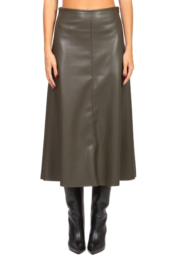 Tensione In - Gonna trapezio ecopelle Art. 122154-25