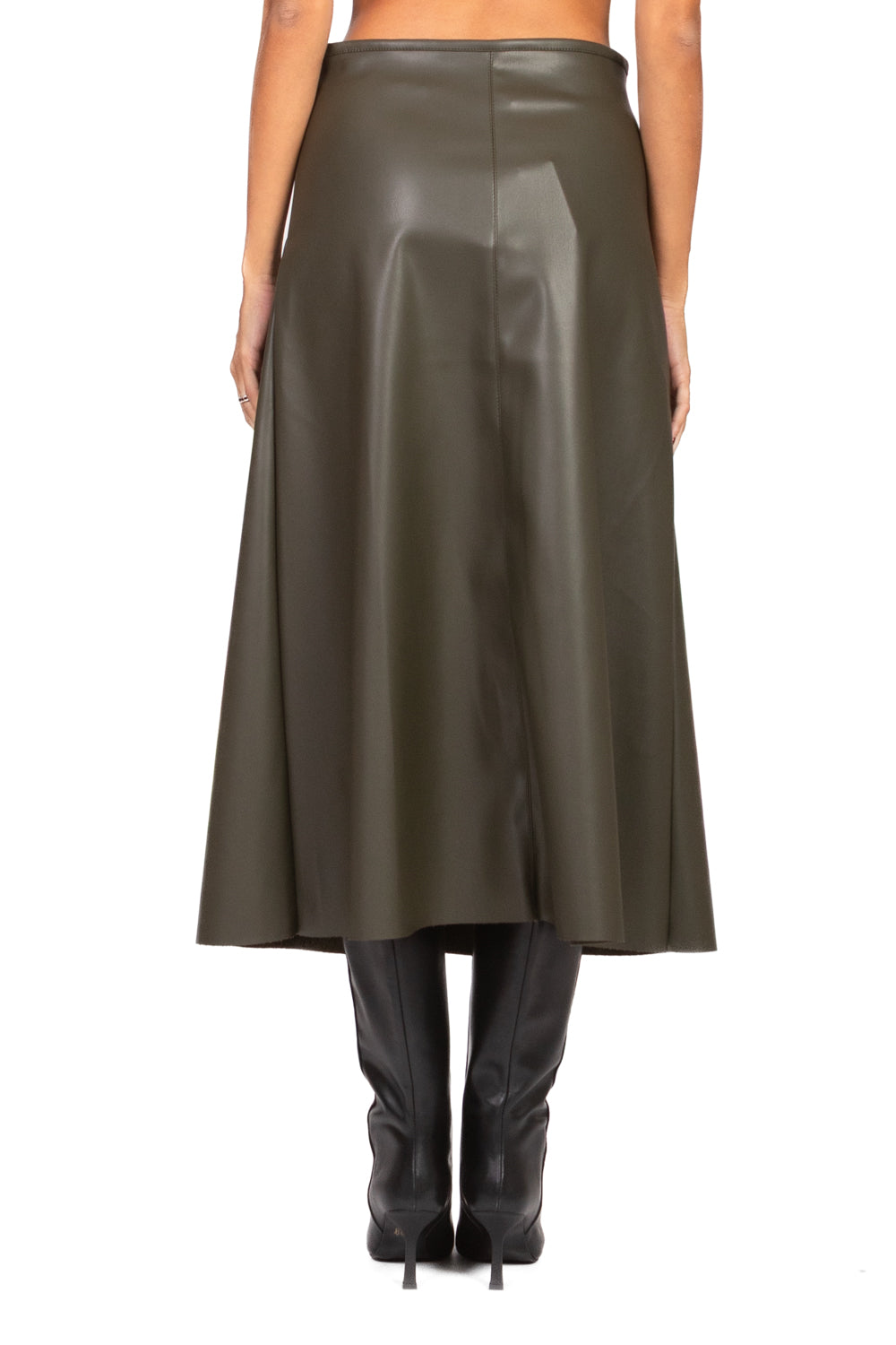 Tensione In - Gonna trapezio ecopelle Art. 122154-25