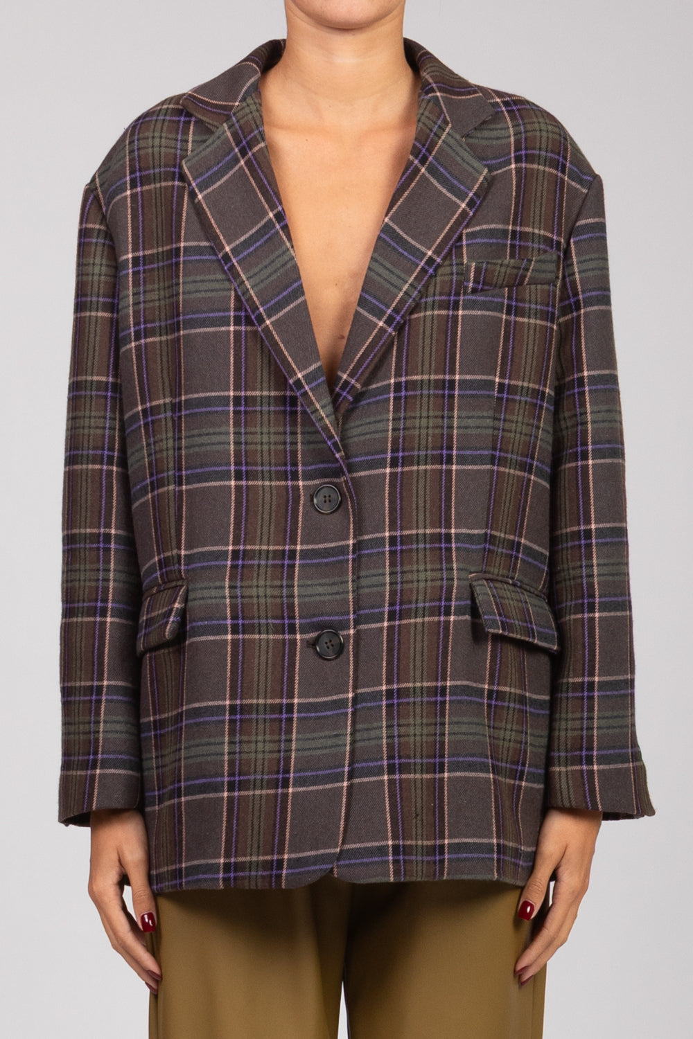 Dixie - Giacca over check Art. JC04YNM