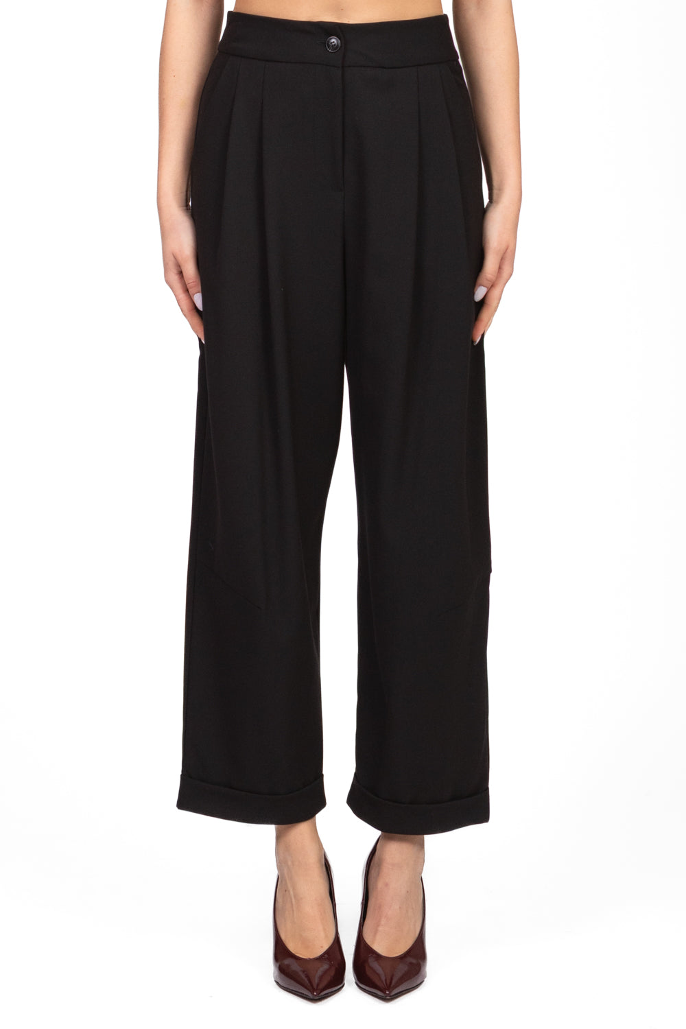 Tensione In - Pantalone baggy con pinces Art. 26P1209