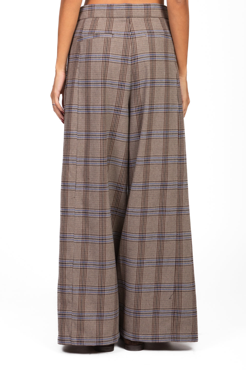 Tensione In - Pantalone palazzo check Art. 37915