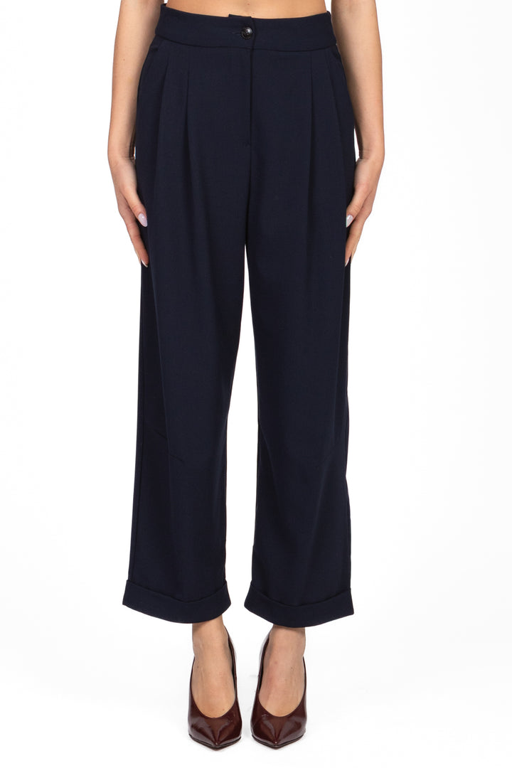 Tensione In - Pantalone baggy con pinces Art. 26P1209