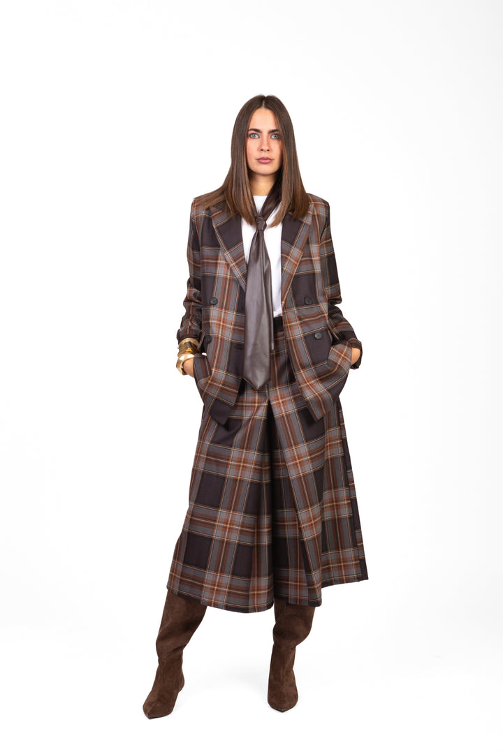 Tensione In - Giacca check con cravatta Art. TR1089