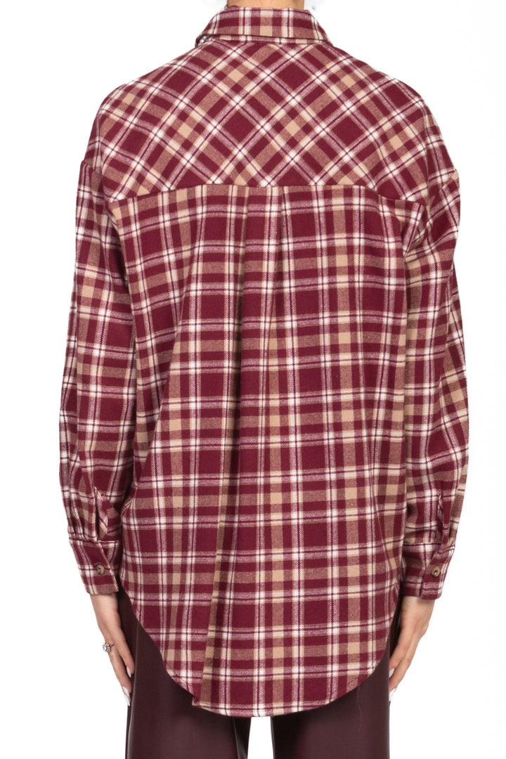 Tensione In - Camicia check flanella con collana Art. 26C1138