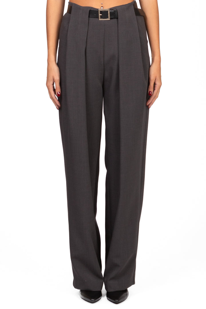 Vicolo - Pantalone palazzo con cintura Art. TF1688