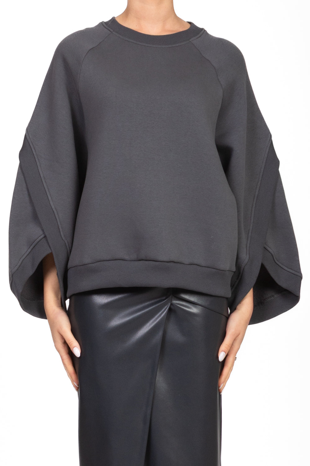 Dixie - Felpa girocollo manica ampia Art. F262Y034