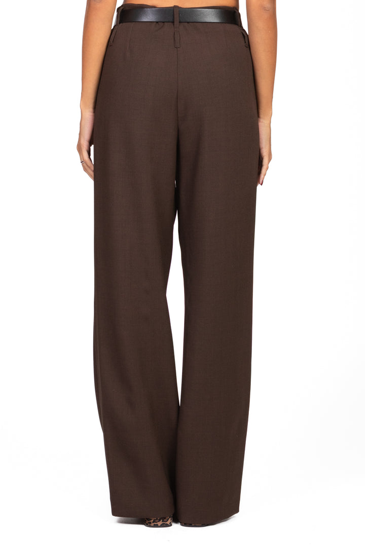 Vicolo - Pantalone palazzo con cintura Art. TF1688