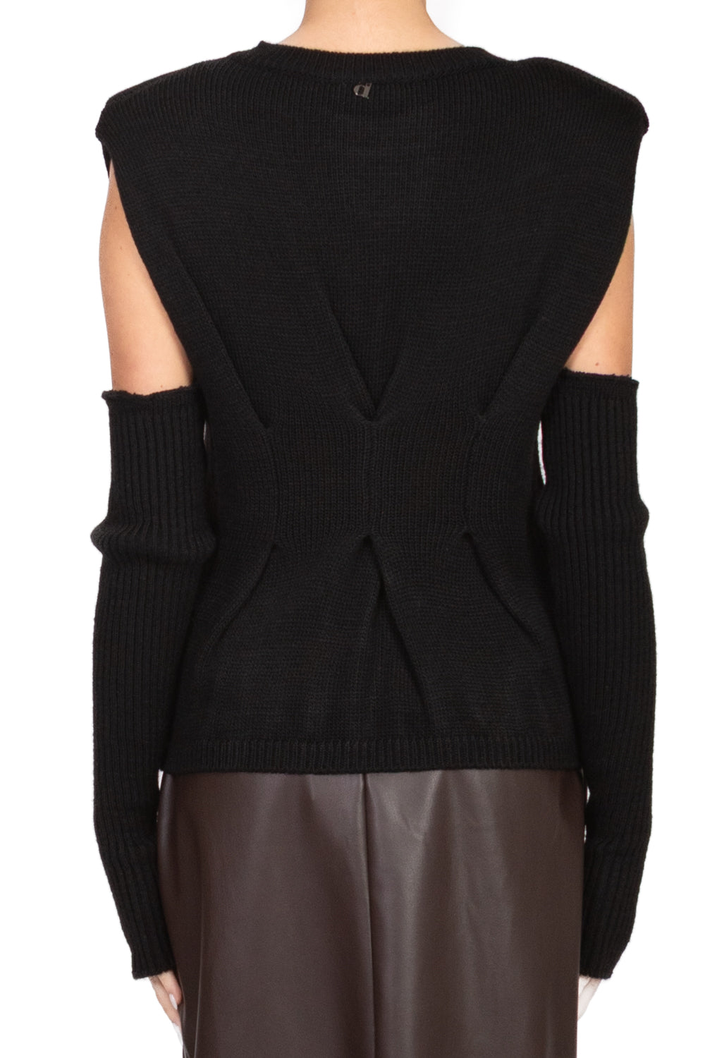 Dixie - Gilet in maglia con manicotti Art. M566Y223