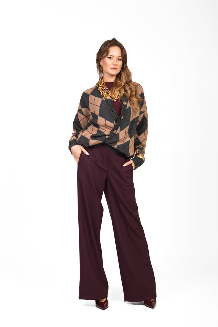 Tensione In - Pantalone gamba dritta con cintura Art. 26P1046