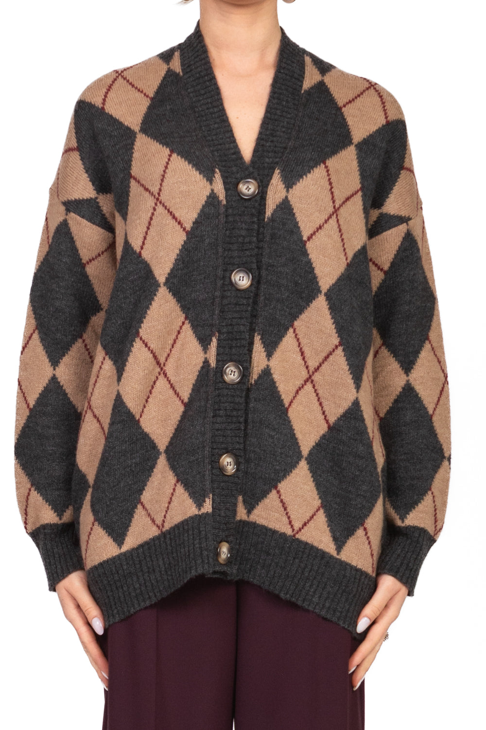 Vicolo  - Cardigan con rombi Art. 77290F