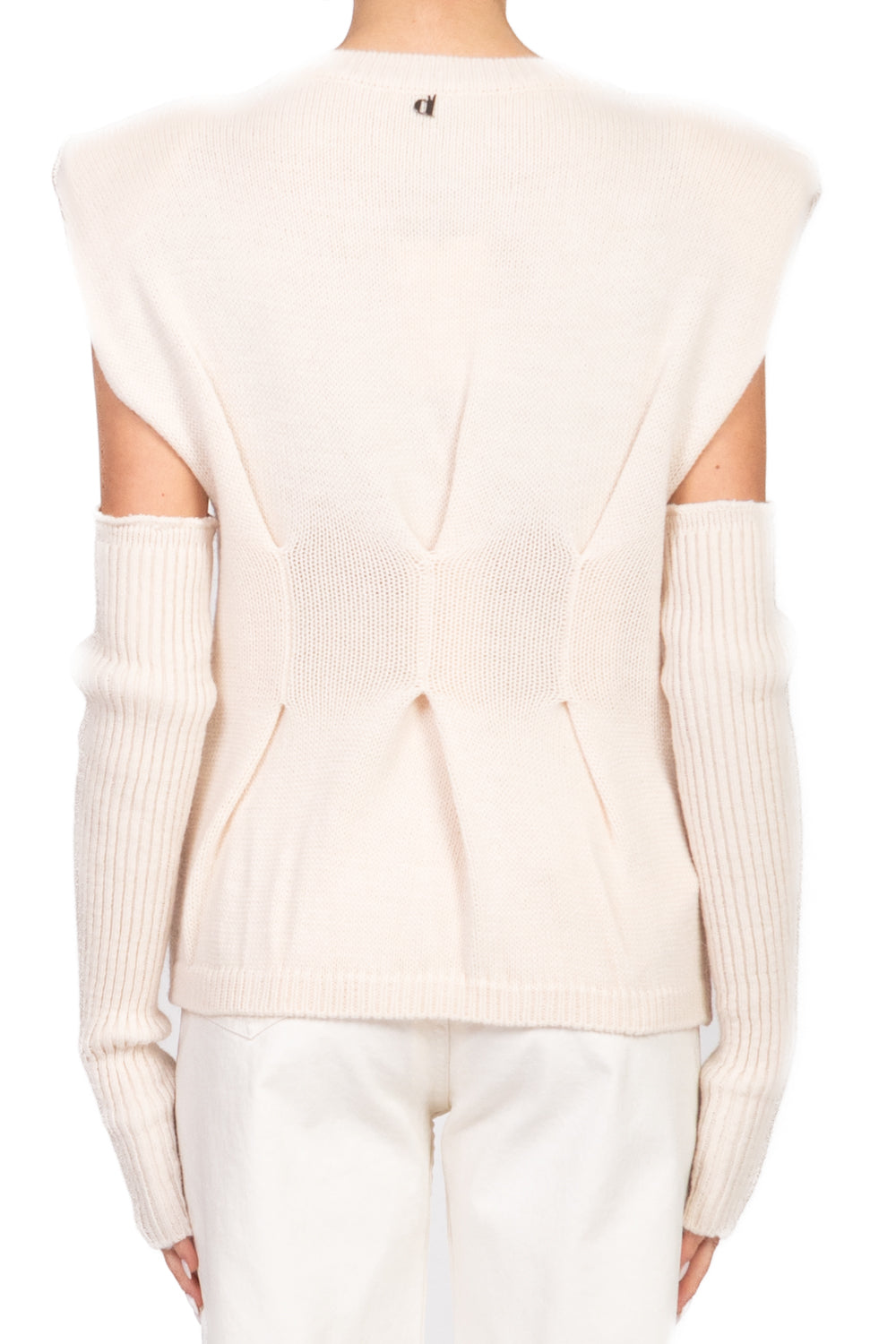 Dixie - Gilet in maglia con manicotti Art. M566Y223