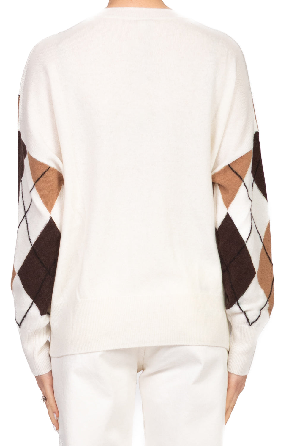 Tensione In - Maglia scollo V con rombi Art. WL1057