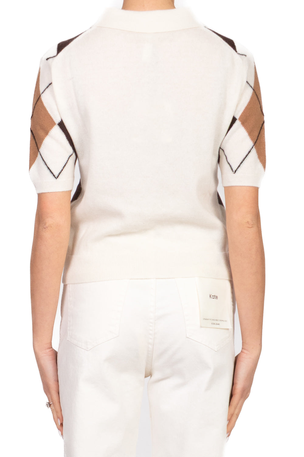 Tensione In - Maglia polo mezza manica con rombi Art. WL1055
