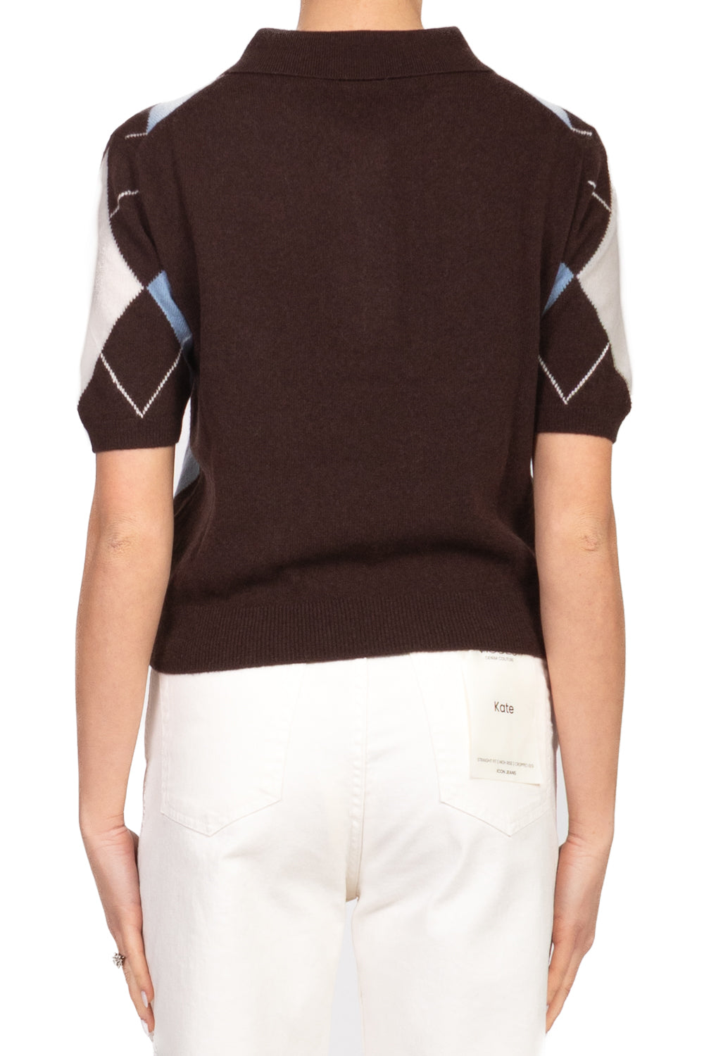 Tensione In - Maglia polo mezza manica con rombi Art. WL1055