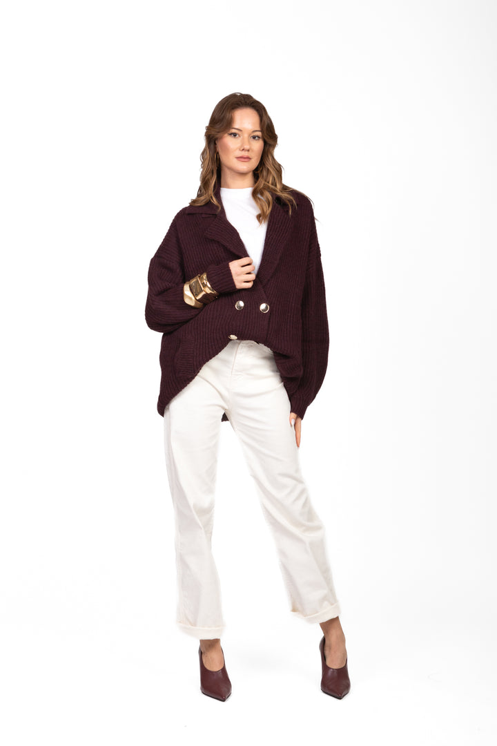 Kontatto - Giacca in maglia doppio petto Art. 3M1035NI