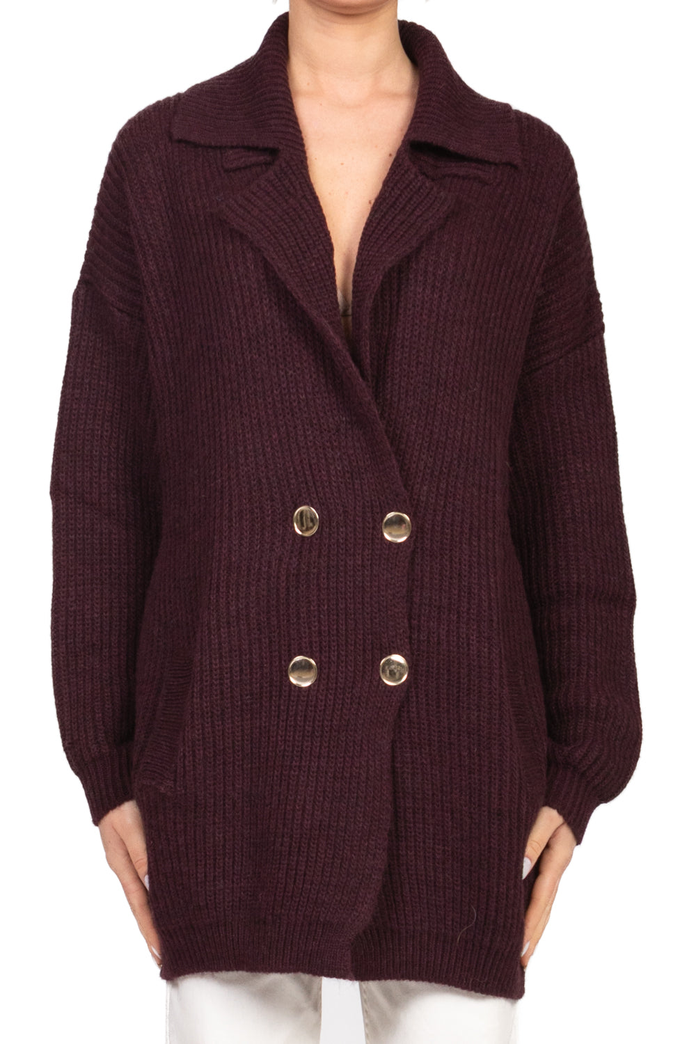 Kontatto - Giacca in maglia doppio petto Art. 3M1035NI