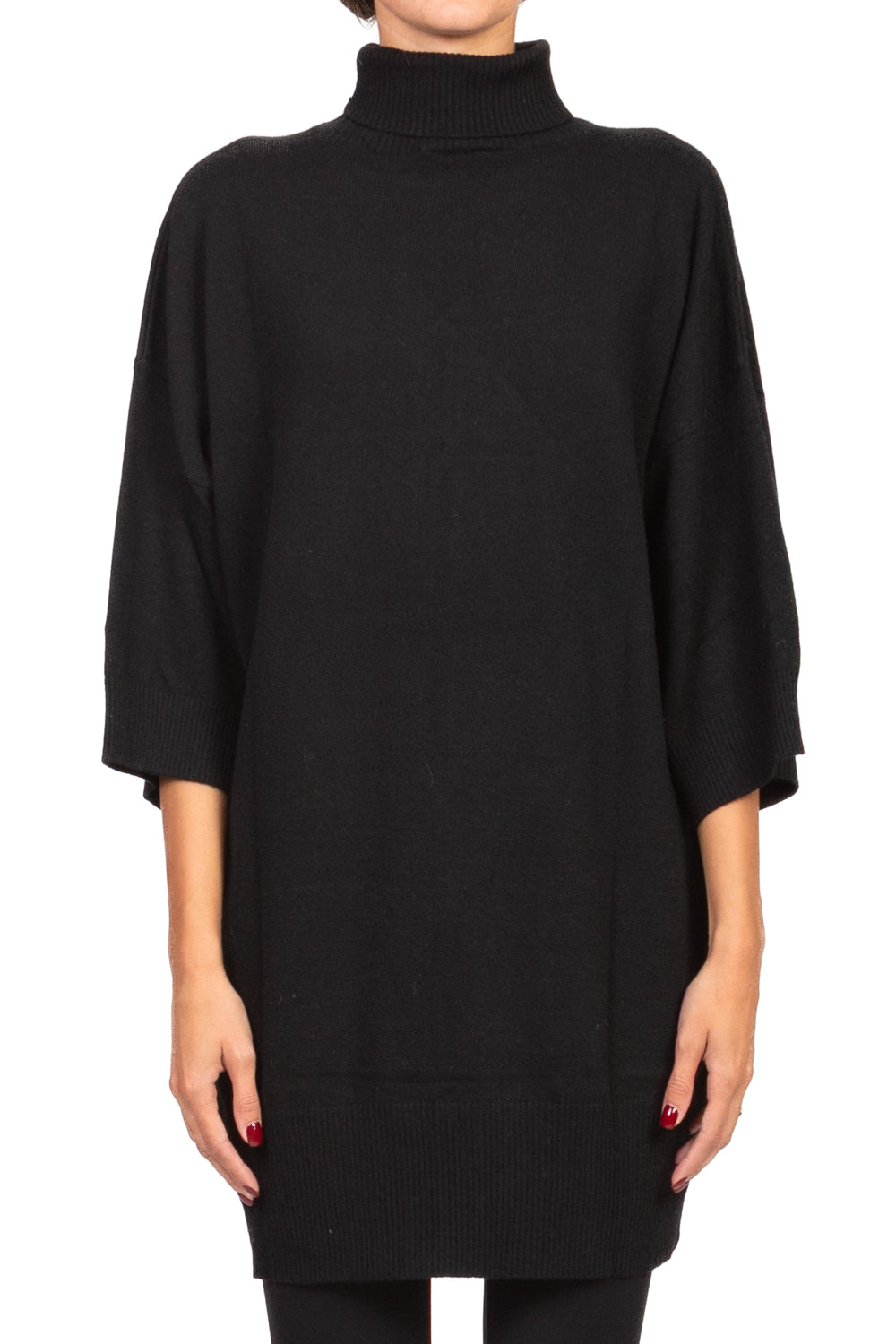 Vicolo - Maglia lunga a lupetto Art. 22082F