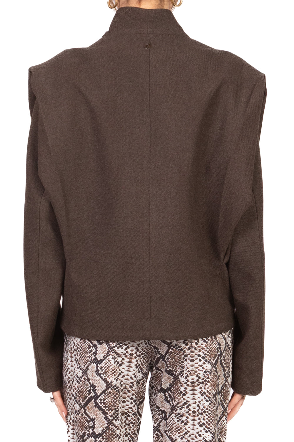 Dixie - Giacca cappotto con spalline Art. K845Y021