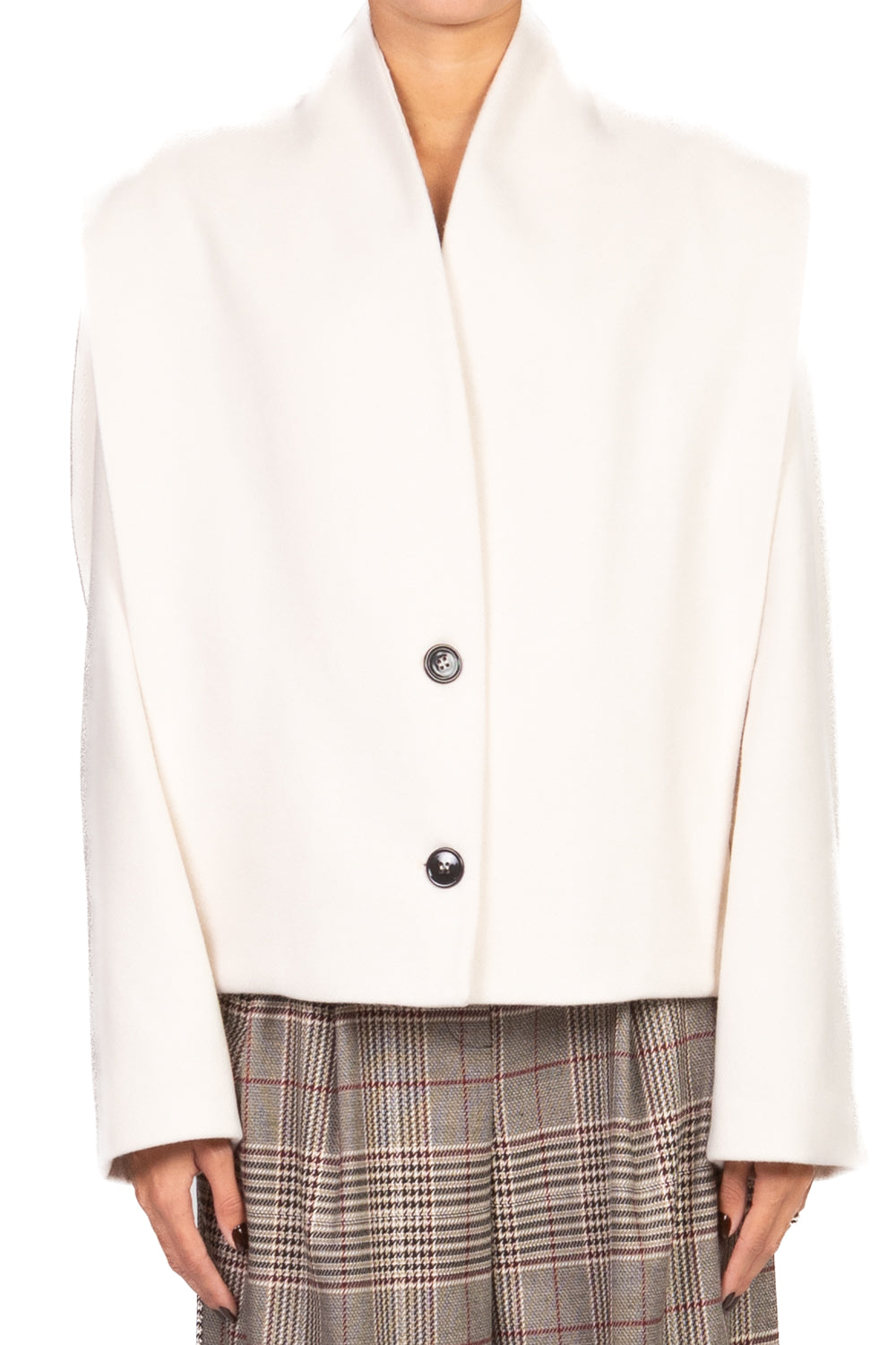 Dixie - Giacca cappotto con spalline Art. K845Y021