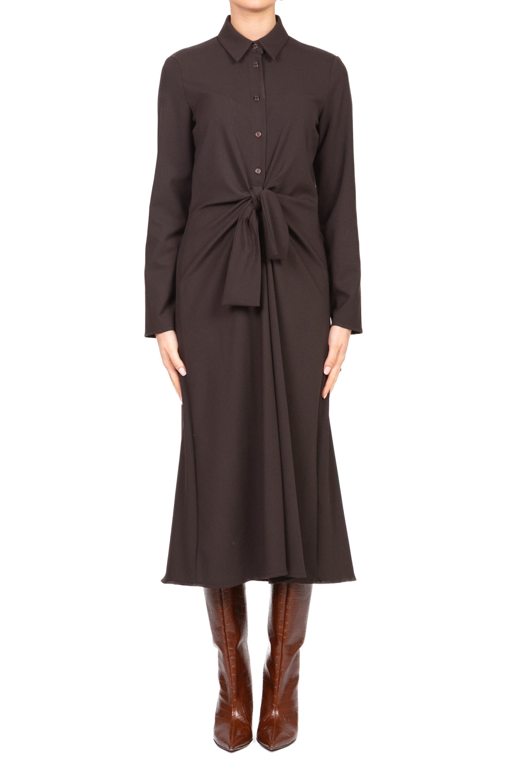 Dixie - Abito chemisier con nodo Art. AMF0KHZ